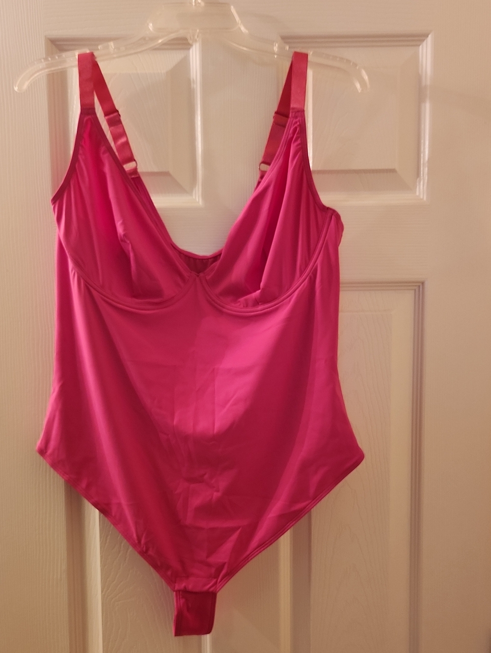 Hot Pink One-Piece Bodysuit